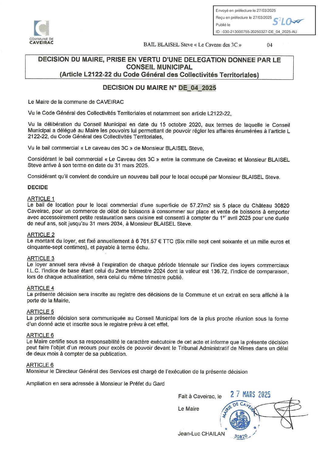 Aperçu du fichier D 04 2025 Renouvellement bail BLAISEL 