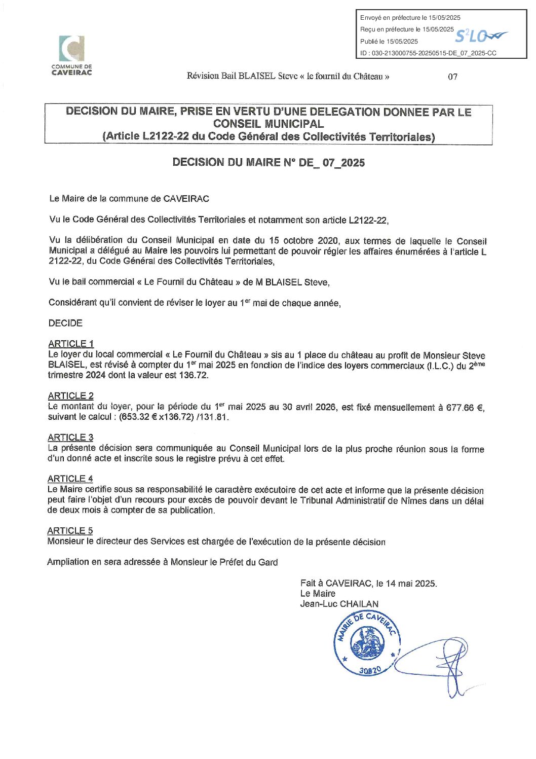 Aperçu du fichier DE_07_2025 Revision Bail Le Fournil 